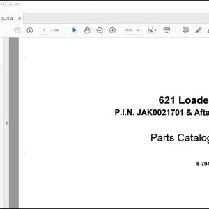 Case 821 Loader Service Manual 8-13184 - PDF DOWNLOAD