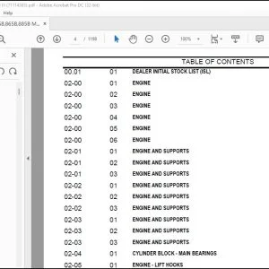 Case 845B 865B 885B Motor Grader Tier 3 Direct Drive & Torque Converter Parts Catalog Manual - PDF DOWNLOAD