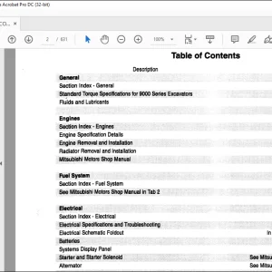 Case 9050B Excavators Service Manual 7-44700 - PDF DOWNLOAD