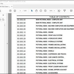 Case C232 C238 Compact Track Loader Tier 4B L228 L230 Skid Loader Tier 4B Parts Catalog Manual - PDF