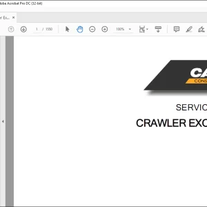 Case CX160D Crawler Excavator Service Manual 87673889 - PDF DOWNLOAD