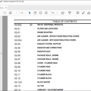 Case CX240B Cralwer Excavator Tier 3 Parts Catalog Manual - PDF DOWNLOAD