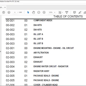 Case CX250C Crawler Excavator Tier 4 Parts Catalog Manual - PDF DOWNLOAD
