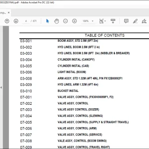 Case CX36B Mini Excavator Tier 4 Parts Catalog Manual - PDF DOWNLOAD