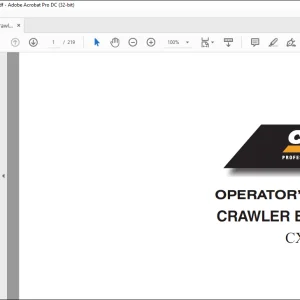 Case CX700 Tier III Crawler Excavator Operator's Manual 87364242 - PDF DOWNLOAD