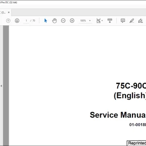 Case Poclain 75C-90C Service Manual 01-0018E - PDF DOWNLOAD