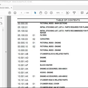 Case SR220 Skid Steer Loader Tier 4A Parts Catalog Manual - PDF DOWNLOAD
