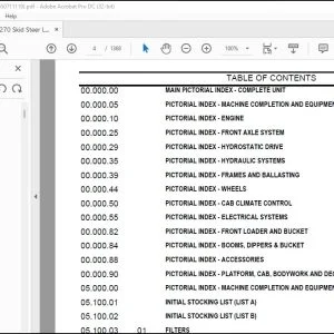 Case SR270 Skid Steer Loader Tier 4B Parts Catalog Manual - PDF DOWNLOAD