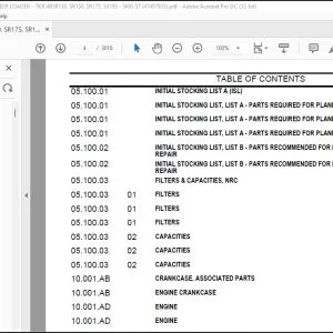 Case SV185 Skid Steer Loader Tier 4B Parts Catalog Manual - PDF DOWNLOAD