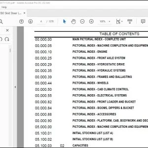 Case SV280 Skid Steer Loader Tier 4B Parts Catalog Manual - PDF DOWNLOAD