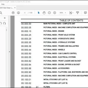 Case SV300 Skid Steer Loader Tier 4B Parts Catalog Manual - PDF DOWNLOAD