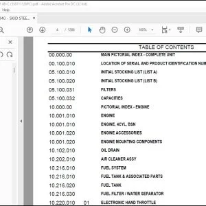Case SV340 Skid Steer Loader Tier 4B-C Parts Catalog Manual - PDF DOWNLOAD