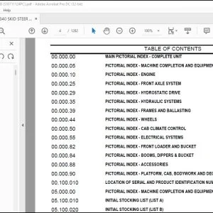 Case SV340 Skid Steer Loader Tier 4B Parts Catalog Manual - PDF DOWNLOAD