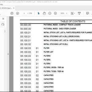 Case TR320 TV380 Compact Track Loader Tier 4A Parts Catalog Manual - PDF DOWNLOAD