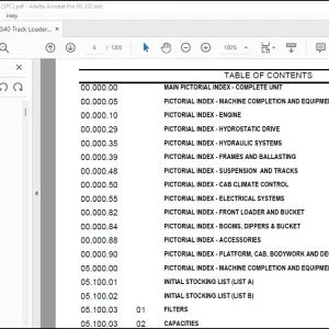 Case TR340 Compact Track Loader Tier 4B Parts Catalog Manual - PDF DOWNLOAD