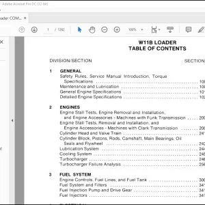 Case W11B Loader Service Manual 8-41910R3 - PDF DOWNLOAD