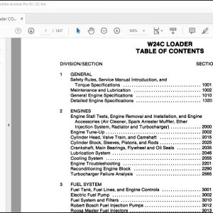 Case W24C Loader Service Manual 9-68642-R2 - PDF DOWNLOAD