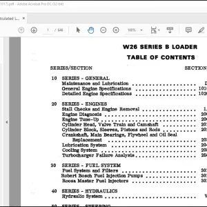 Case W26 Series B Loader Service Manual 9-71017 - PDF DOWNLOAD