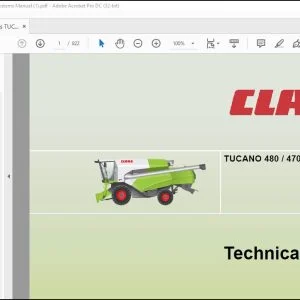 Claas Combies TUCANO 480  470 Technical systems Manual - PDF DOWNLOAD