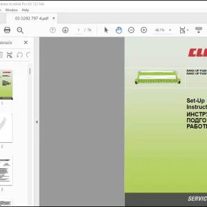 Claas Combine RAKE UP P420 LEXION RAKE UP P420 MEDION  MEGA Set-Up Instructions Manual - PDF DOWNLOAD