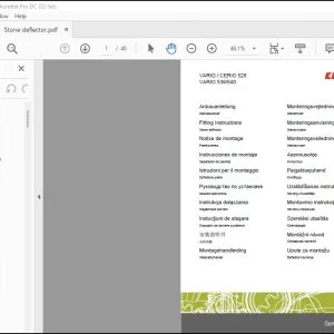 Claas Combine VARIO /CERIO 528 VARIO 536/540 Stone deflector Fitting Instructions Manual_DE_FR_EN_IT_ES_RU - PDF DOWNLOAD