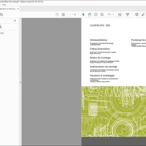 Claas Combines LEXION 670 - 620 Extension of central lubrication system Rear drive axle Fitting Instructions Manual - PDF DOWNLOAD