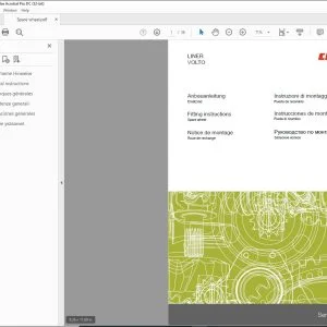 Claas Swathers LINER VOLTO Fitting Instruction Fitting Instructions Manual - PDF DOWNLOAD