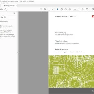 Claas Telehandlers SCORPION 6030 COMPACT Fitting Instructions Manual - PDF DOWNLOAD