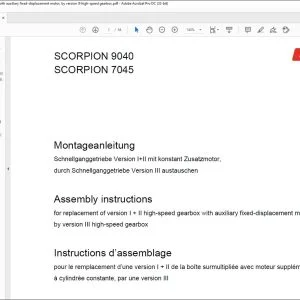 Claas Telehandlers SCORPION 9040 7045 Fitting Instructions Manual - PDF DOWNLOAD