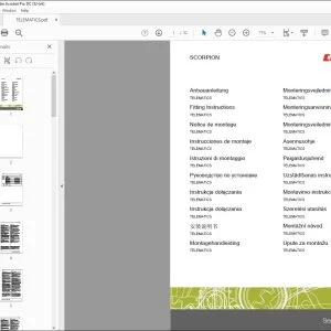 Claas Telehandlers SCORPION Fitting Instructions Manual - PDF DOWNLOAD