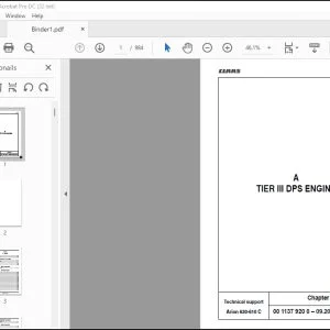 Claas Track Arion 630-610 C Technical systems Manual - PDF DOWNLOAD
