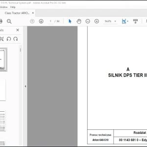 Claas Track Arion 640-510 Technical systems Manual - PDF DOWNLOAD