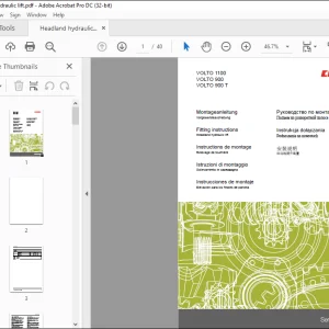 Claas VOLTO 1100 VOLTO 900 VOLTO 900 T Fitting instructions Manual - PDF DOWNLOAD