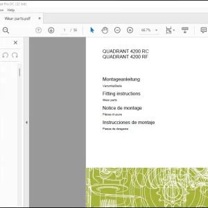 Class Baler QUADRANT 4200 RC QUADRANT 4200 RF Wear parts Fitting Instructions Manual_FR DE EN RU - PDF DOWNLOAD