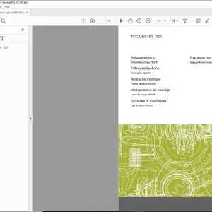 Class Combine TUCANO 480 - 320 Fitting Instructions Manual_FR DE EN RU- PDF DOWNLOAD