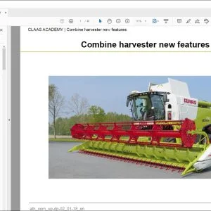 Class LEXION 780 770 760 750 740 670 660 650 630 620  EN Tranining Document Manual - PDF DOWNLOAD 