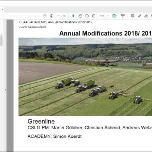 Class Loader Wagons DISCO 9200C 9400 C 9200 CAS 1100 CRC EN Tranining Document Manual - PDF DOWNLOAD 