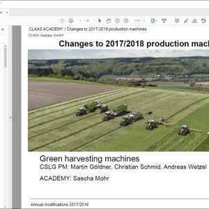 Class Loader Wagons DISCO 9200C, 9400 C, 9200 CAS, 1100 CRC EN Tranining Document Manual - PDF