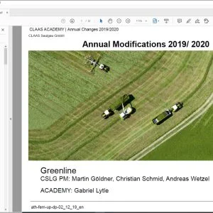 Class DISCO 9200C 9400C 9200CAS 1100CRC Swather Training Manual PDF
