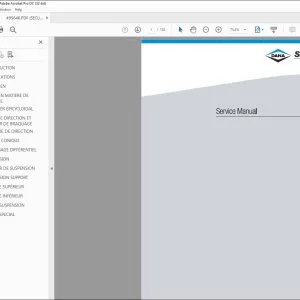 Dana Spicer Axle 737/100 /737/10078569 service manual - PDF DOWNLOAD (FRENCH)