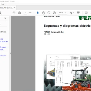FENDT Katana 65 S4 Manual de Taller Eléctrico PDF (Spanish)