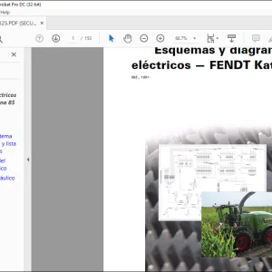 FENDT Katana 85 Esquemas y diagramas eléctricos Manual de Taller - PDF DOWNLOAD (Spanish)