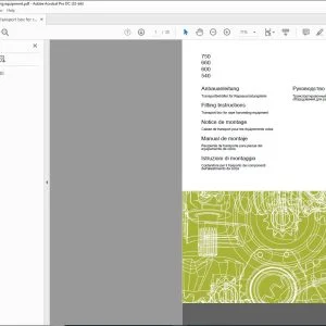 claas Combies 750 660 600 540 Transport box for rape harvesting equipment Fitting Instructions Manual - PDF DOWNLOAD