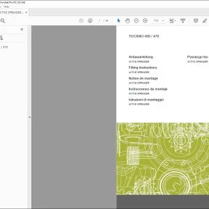 claas Combines TUCANO 480-470 Electrical rotor guide plate adjustment Fitting Instructions Manual - PDF DOWNLOAD