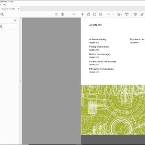 claas Miscellaneous AXION 800 TELEMATICS Fitting instructions Manual - PDF DOWNLOAD