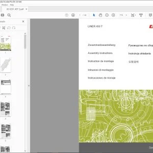 claas Swathers LINER 450 T Assembly instructions Manual_FR DE EN RU  - PDF DOWNLOAD