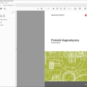 claas Tractor ARION 460-410 Protokół diagnostyczny Assembly instructions Manual  - PDF DOWNLOAD