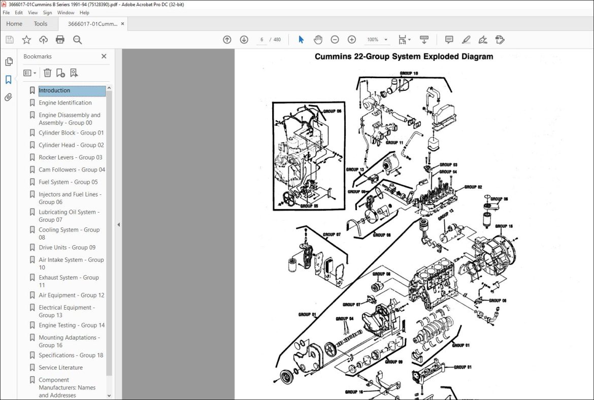 1991-1994 Cummins B Series 4BT3.9 & 6BT5.9 Shop Manual - PDF DOWNLOAD ...