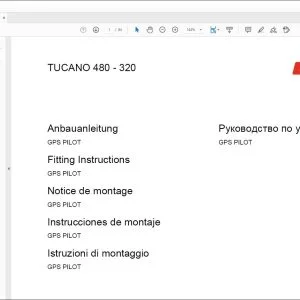 CLAAS Combine TUCANO 480 - 320 GPS PILOT Fitting instructions Manual_DE_EN_FR_IT_ES_RU  -  PDF DOWNLOAD