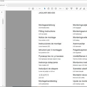 CLAAS Forage Harvesters JAGUAR 900 - 830 LED rear lights Fitting instructions Manual_DE_EN_FR_IT_RU_ES - PDF DOWNLOAD